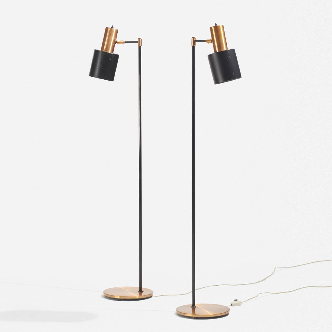 Jo Hammerborg, Studio floor lamps, pair (1 of 2)