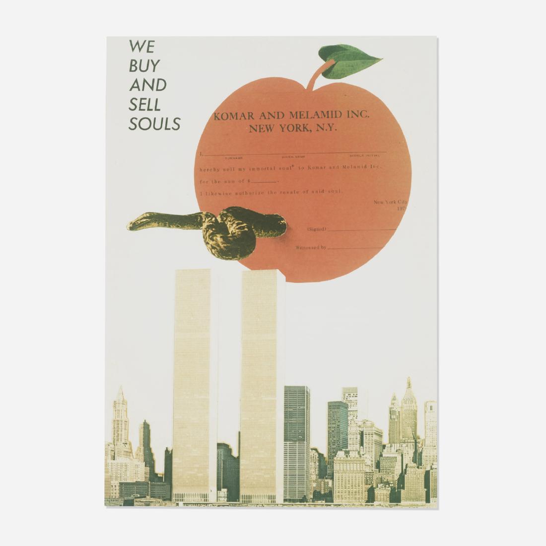 Vitaly Komar & Alex Melamid, poster, Souls Project (1 of 1)