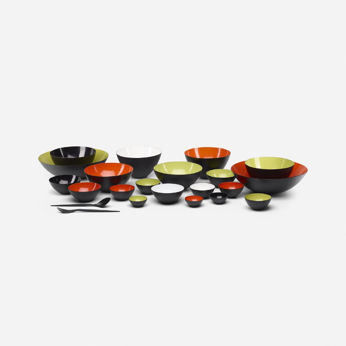 Herbert Krenchel, collection of twenty Krenit bowls (1 of 3)
