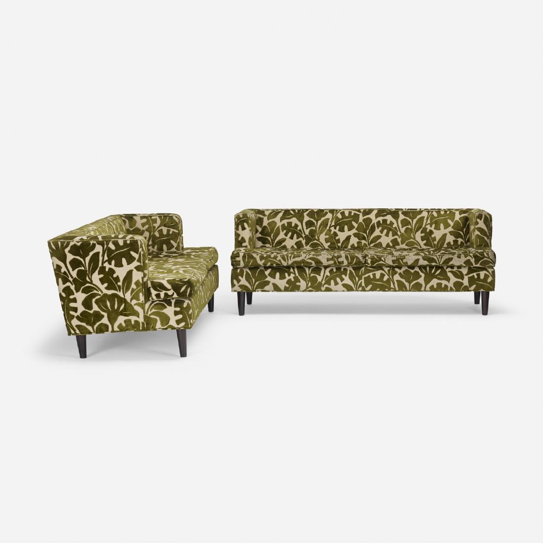Modern, settees, pair (1 of 3)