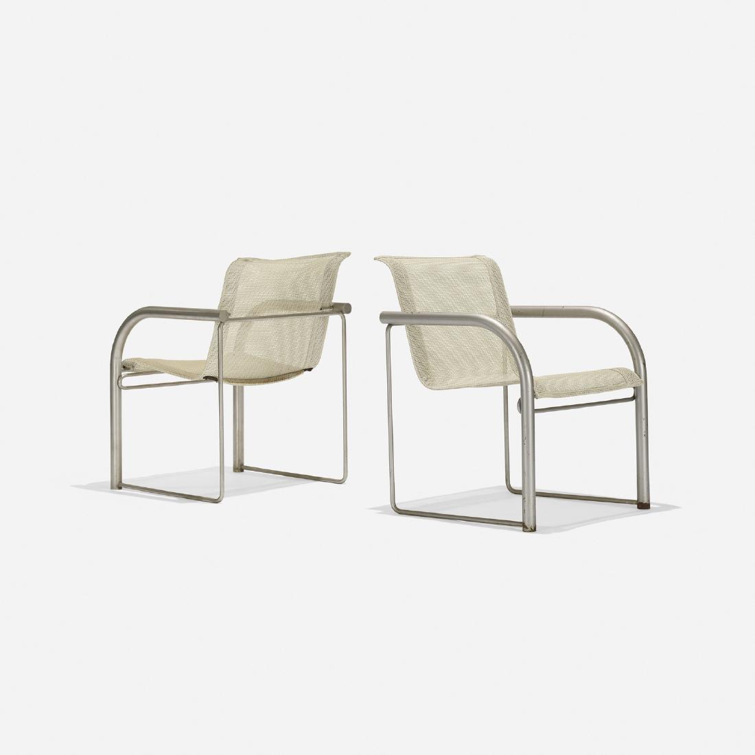 Richard Schultz, Prototype Contour dining chairs, pair (1 of 3)