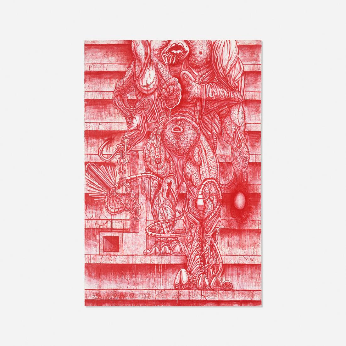 Jason Fox, Shaolin: Jason Fox Shaolin 1996acrylic on canvas68 h x 46 w in (173 x 117 cm)