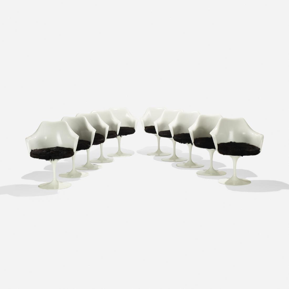 Eero Saarinen, Tulip armchairs model 150, set of ten (1 of 5)