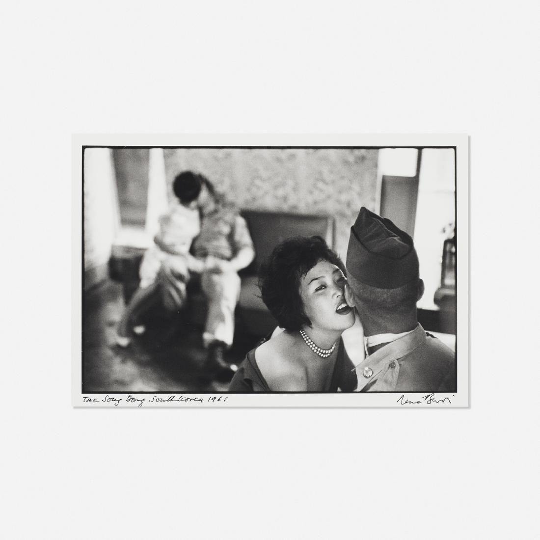 Rene Burri, Tae Song Dong, South Korea: Rene Burri Tae Song Dong, South Korea 1961gelatin silver print8.5 h x 12 w in (22 x 30 cm) Signed, titled and dated to lower margin 'Tae Song Dong, South Korea 1961 Rene Burri'.