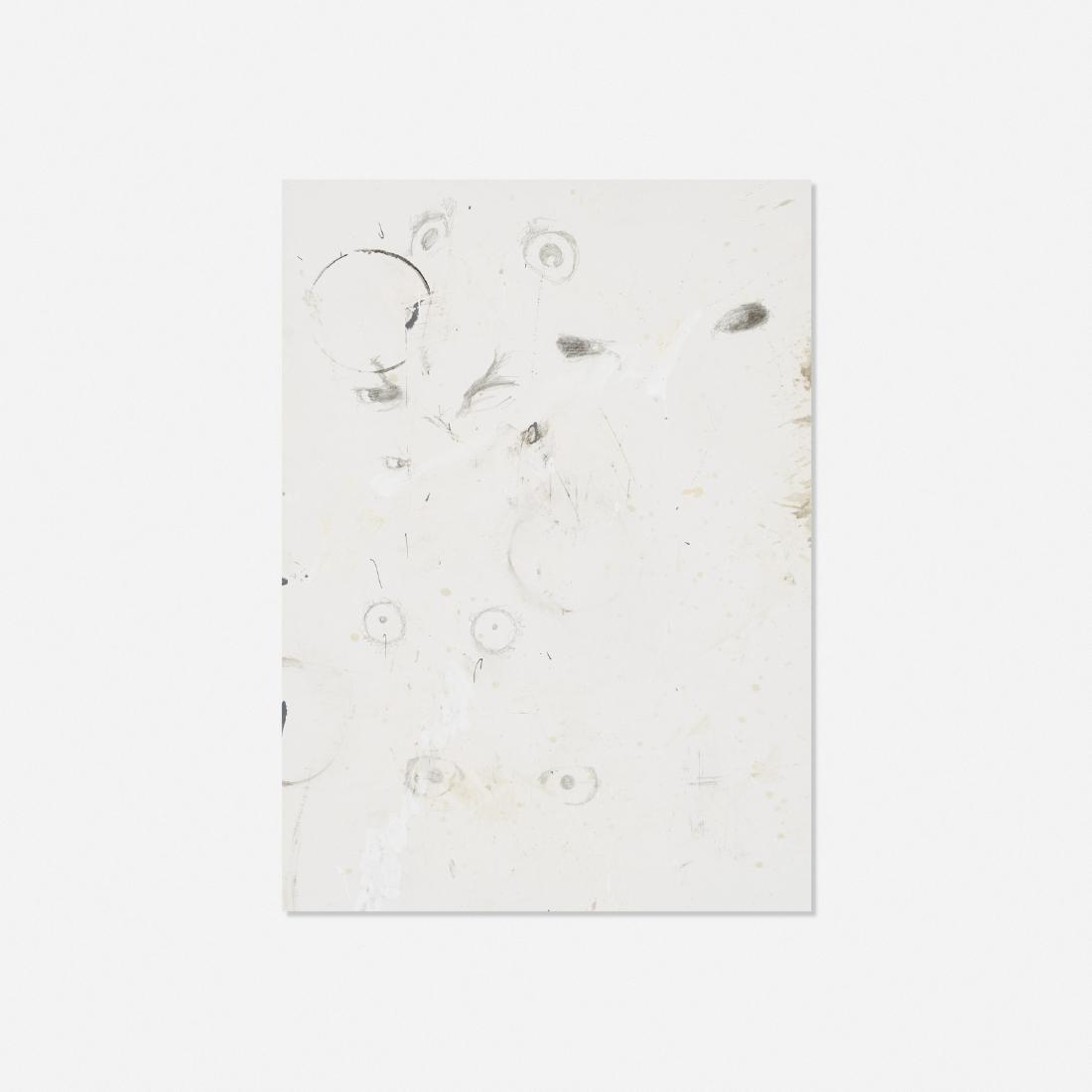 David Ostrowski, Und ihre Augen schauten Gott: David Ostrowski Und ihre Augen schauten Gott 2009mixed media on cardboard17 h x 12.5 w in (43 x 32 cm) Signed and dated to verso 'David Ostrowski 09'.