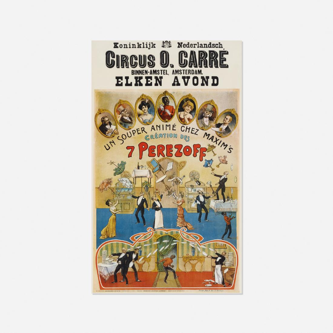 Candido Aragonez de Faria, Circus O. Carre poster (1 of 1)