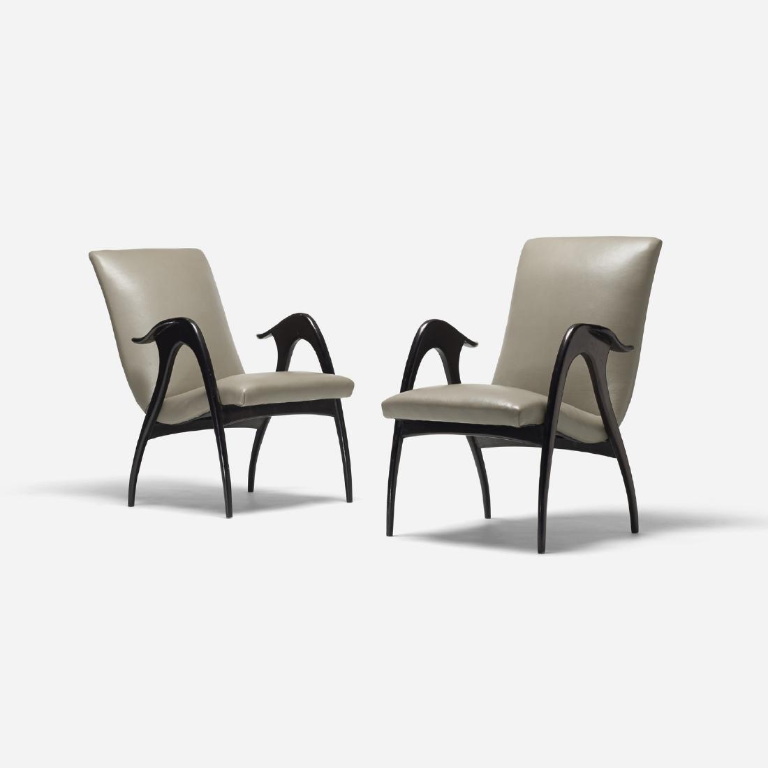 Malatesta & Mason, lounge chairs, pair (1 of 4)