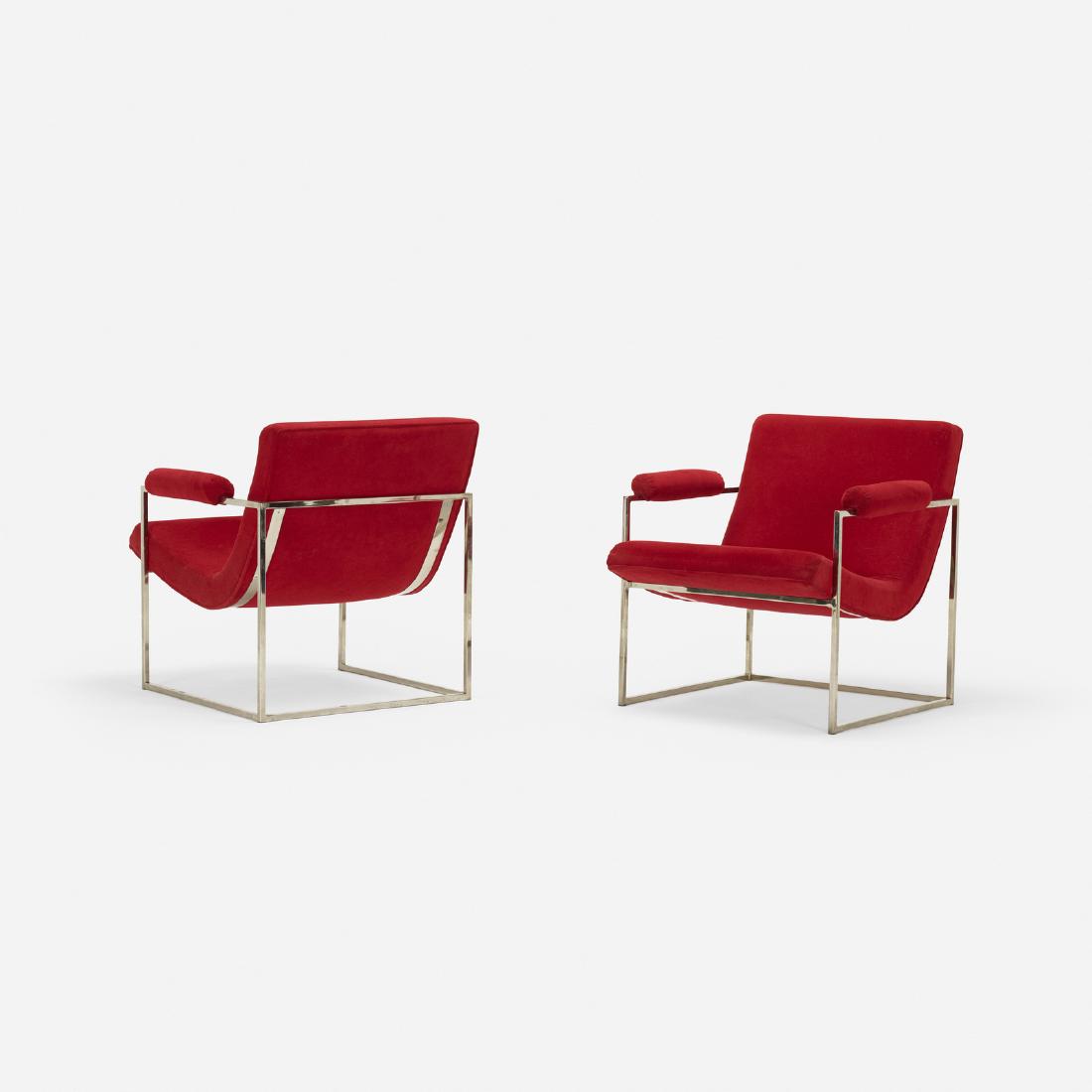 Milo Baughman, armchairs, pair (1 of 4)