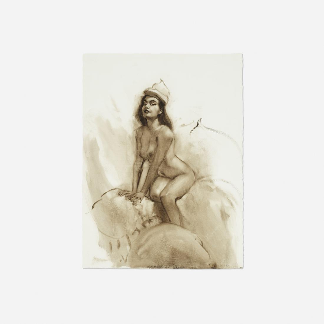 Will Cotton, Amber: Will Cotton Amber 2007oil on paper30 h × 22 w in (76 × 56 cm) Signed and dated to lower right: [Cotton 07]. Titled, dated and inscribed to verso: [Amber 2007]. Provenan