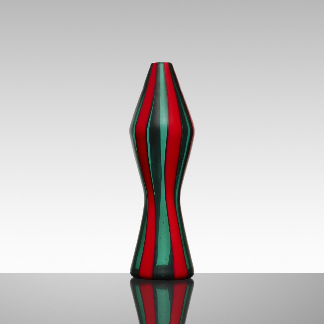 Fulvio Bianconi, Fasce Verticale vase, model 4409 (1 of 3)