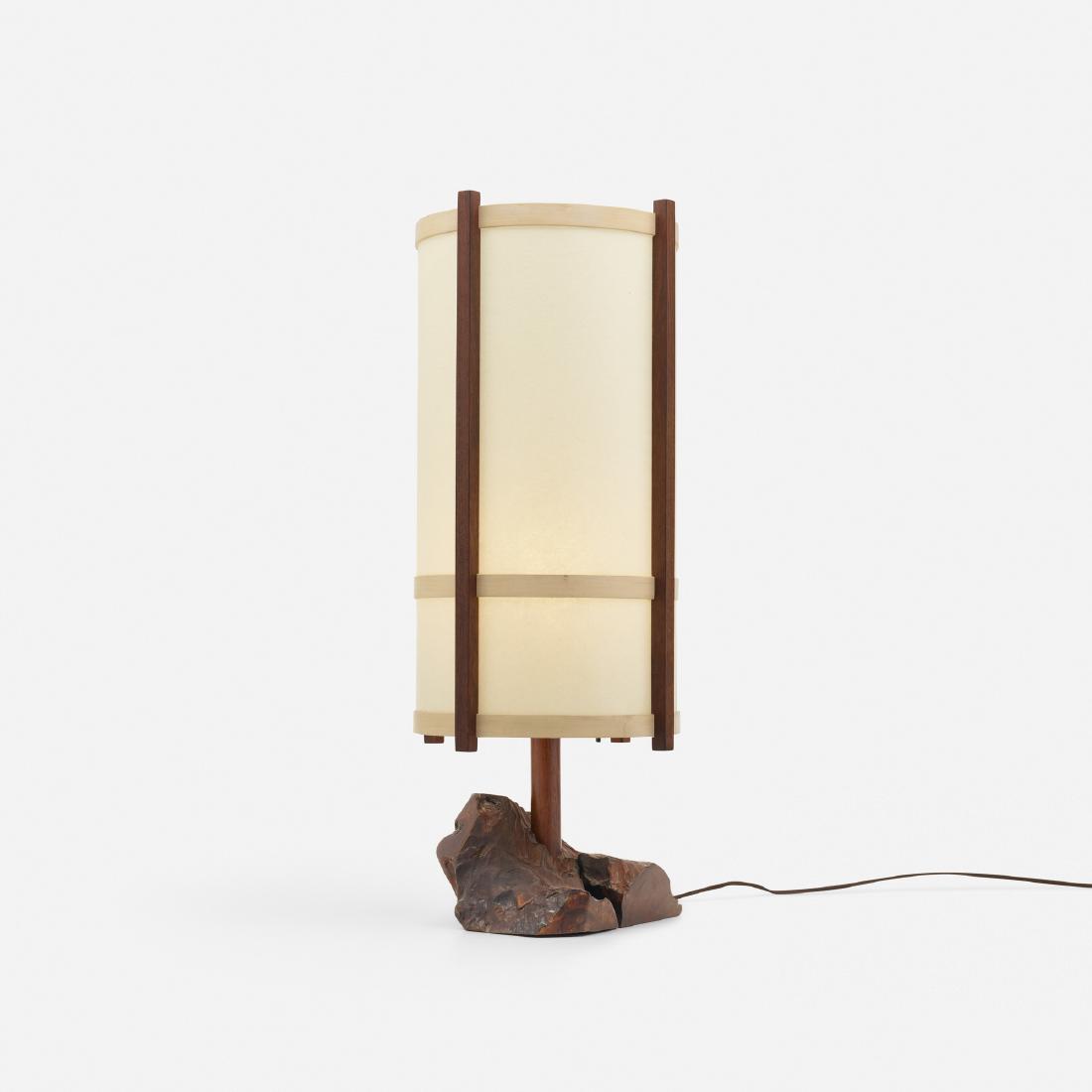 George Nakashima, table lamp (1 of 2)