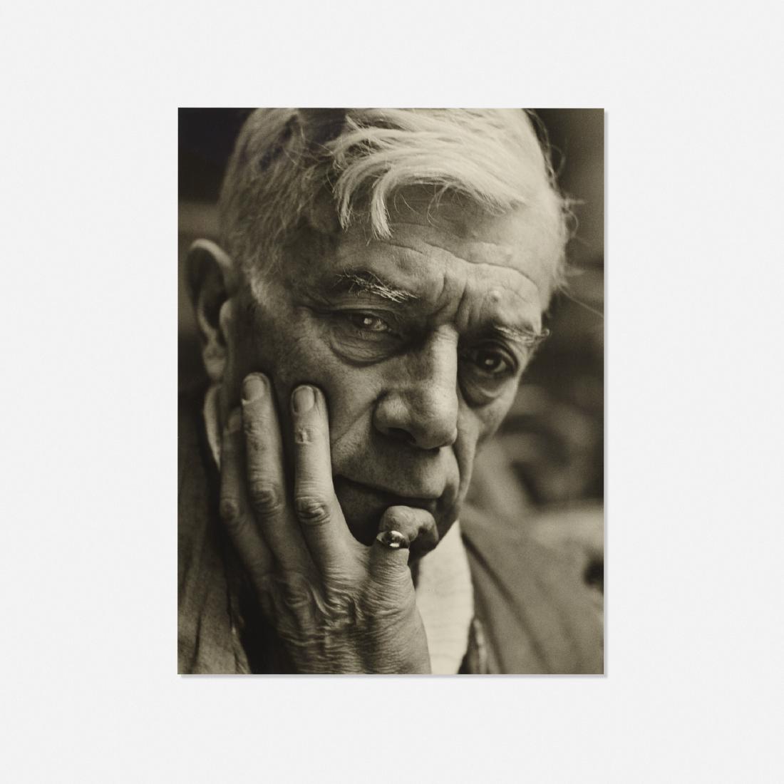 Herbert List, Portrait of Georges Braque: Herbert List Portrait of Georges Braque 1949vintage gelatin silver print15.5 h × 11.75 w in (39 × 30 cm) Estate stamp and executor's signature to verso 'Herbert List Estate Vintage Pr