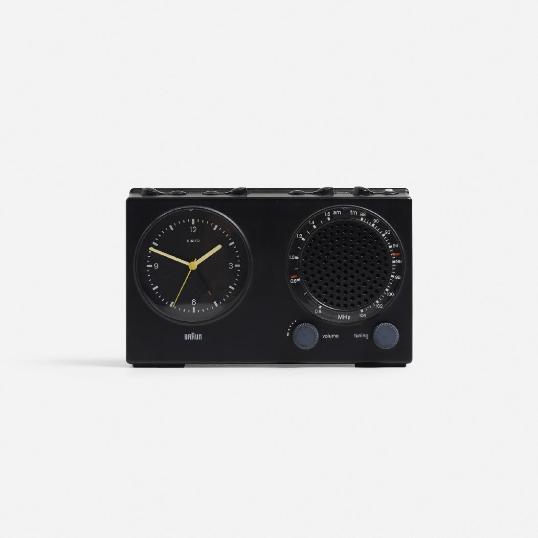 Dieter Rams and Dietrich Lubs, ABR 21 clock radio: Dieter Rams and Dietrich Lubs ABR 21 clock radio Braun AGGermany, 1978plastic, acrylic, enameled aluminum7 w × 2.5 d × 4.5 h in (18 × 6 × 11 cm) Signed with printed