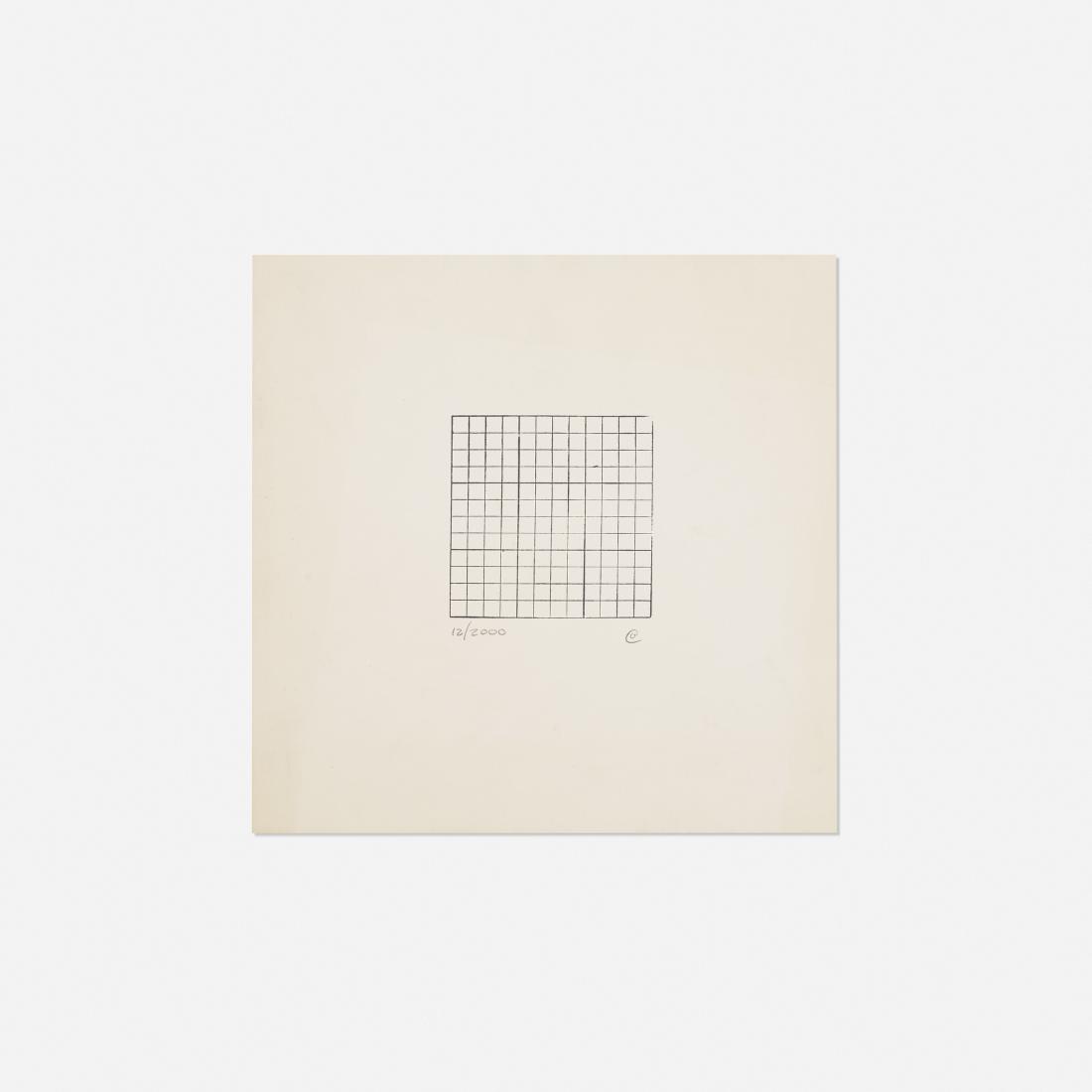 Carl Andre, Untitled (Ticket for NYCLU Fundraiser): Carl Andre Untitled (Ticket for NYCLU Fundraiser at Castelli Gallery) 1972inkstamp on paper8.5 h × 8.5 w in (22 × 22 cm) Signed and numbered to lower margin '12/2000 @'. This work is