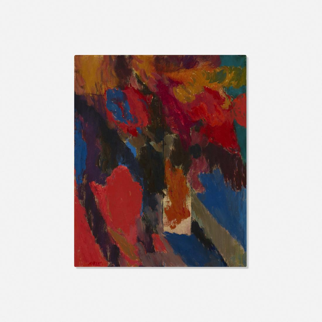 Arthur Osver, Untitled: Arthur Osver Untitled c. 1955oil on canvas22.25 h × 18 w in (57 × 46 cm) Signed to lower left 'A. Osver'.