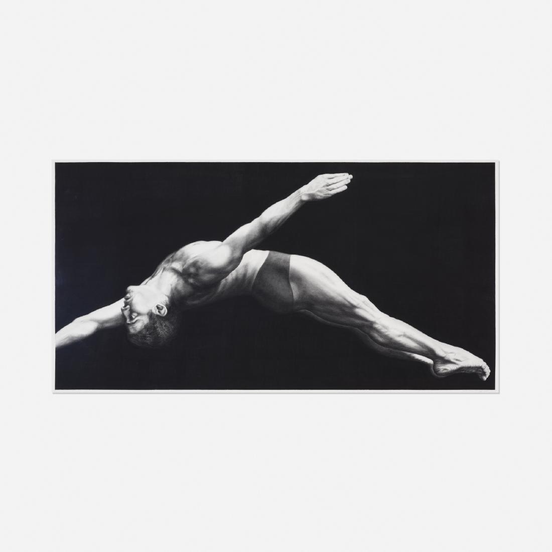 Joseph Piccillo, Untitled (study): Joseph Piccillo Untitled (study) 1989charcoal on paper42 h × 78 w in (107 × 198 cm) Signed, titled and dated to lower right 'Study - March 1989 Joseph Piccillo'. Proven