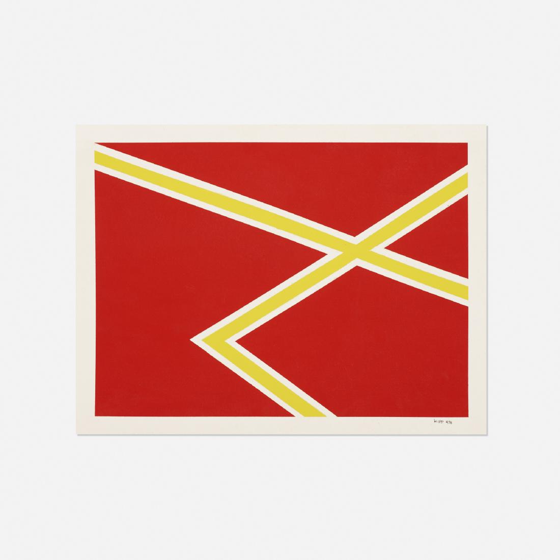 Lyman Kipp, Untitled: Lyman Kipp Untitled 1978acrylic on paper12.25 h × 16.25 w in (31 × 41 cm) Signed and dated to lower right 'Kipp 1978'.
