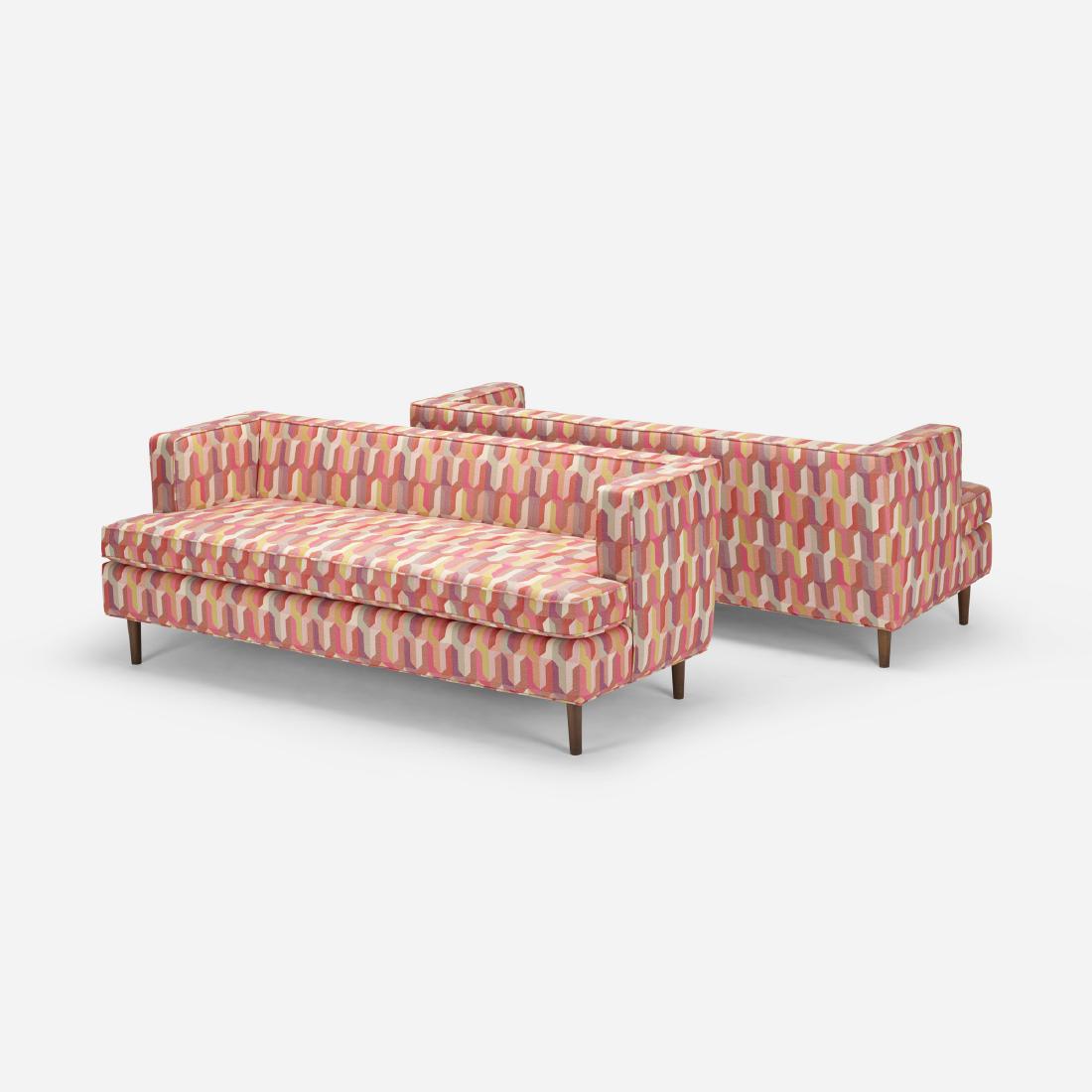 Contemporary, settees, pair (1 of 3)