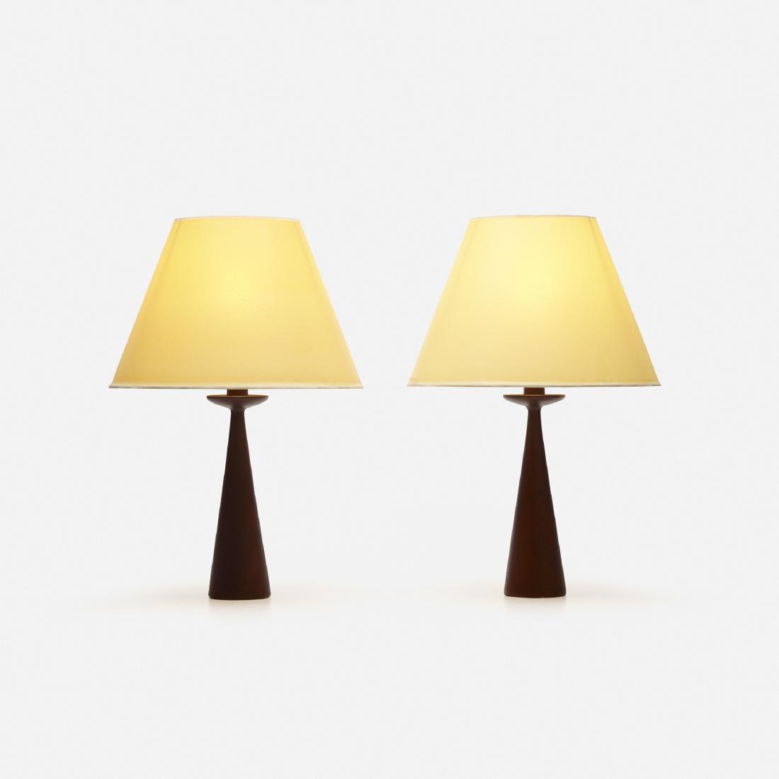 Danish, tables lamps, pair (1 of 2)