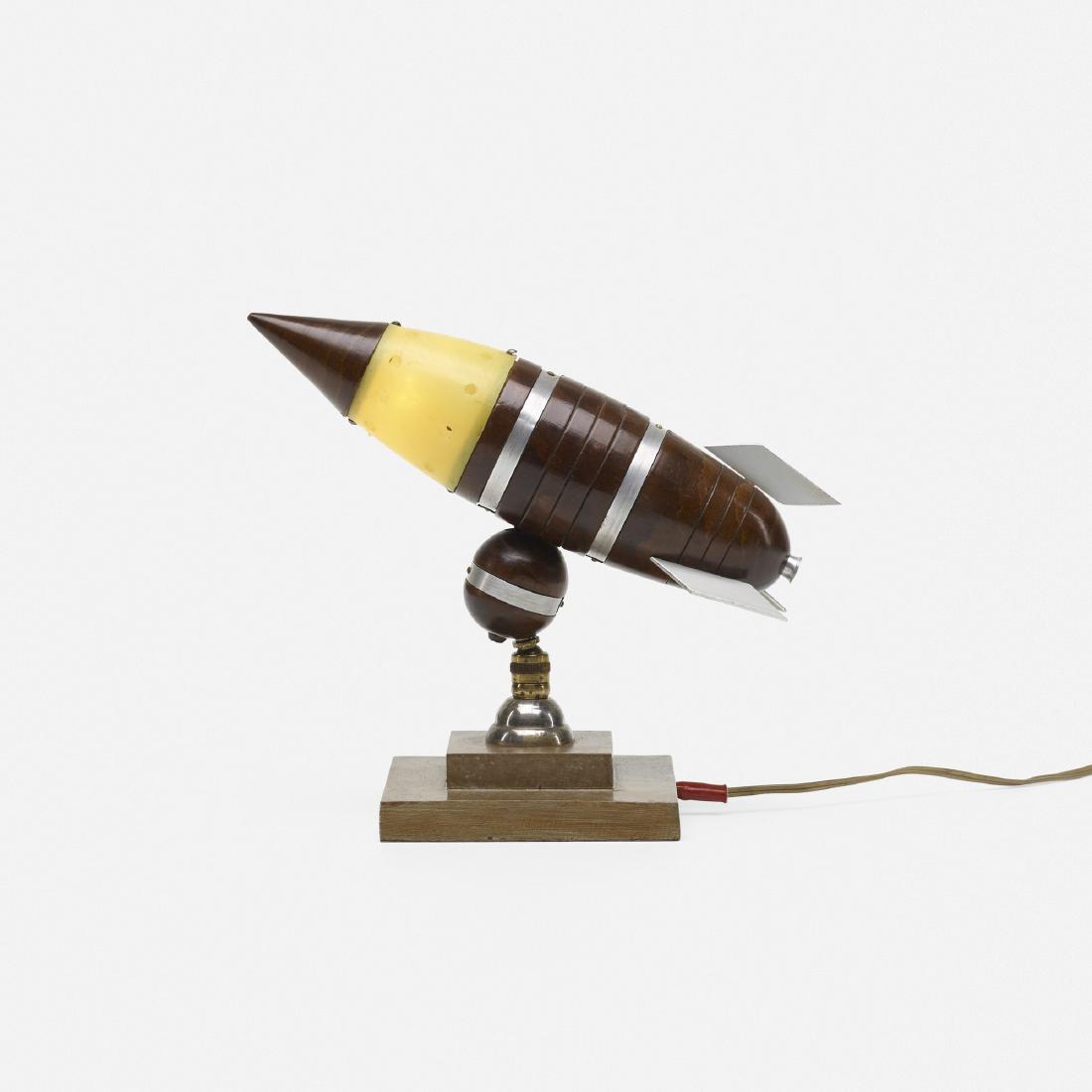 French, rocket table lamp (1 of 2)