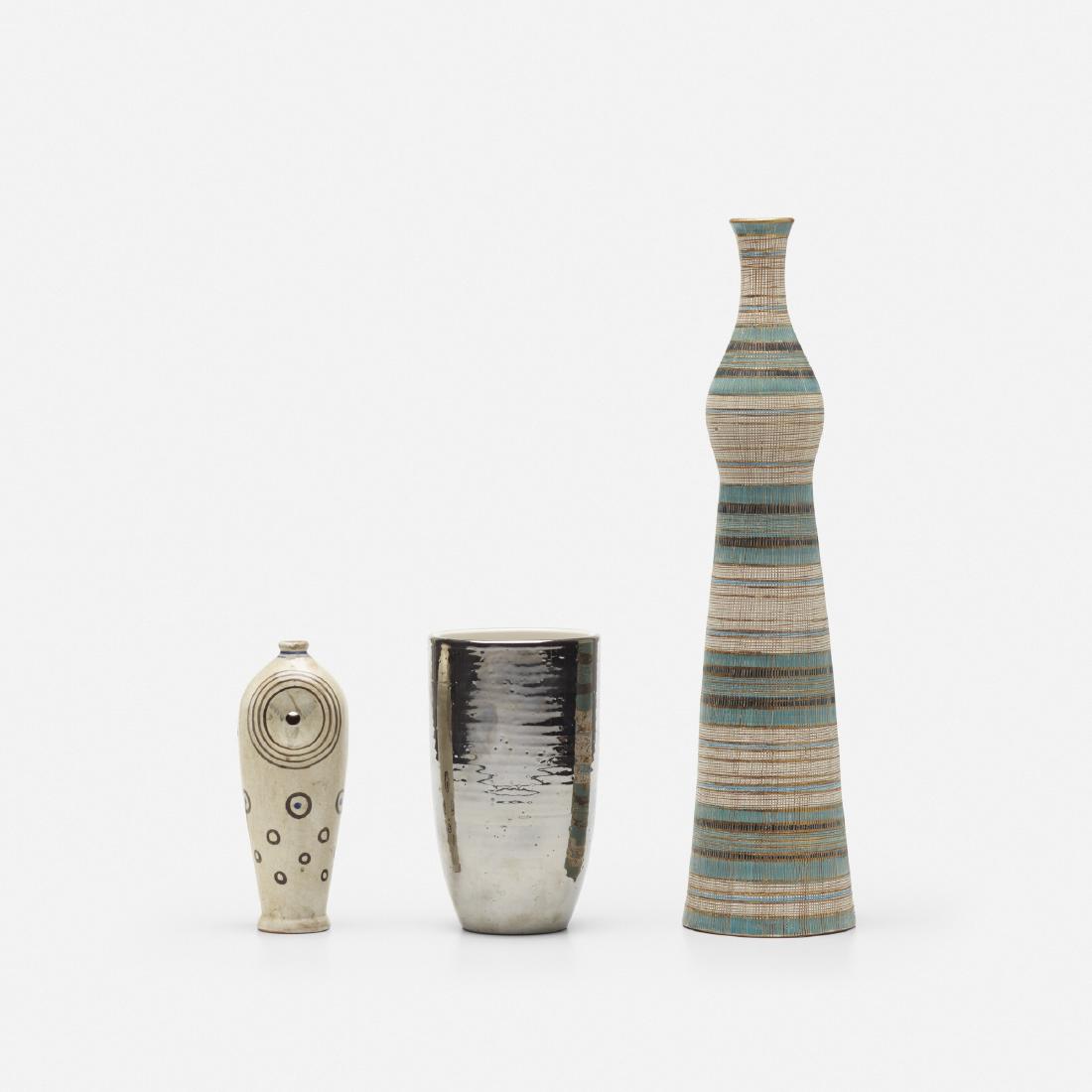 Italian, collection of three vessels (1 of 2)