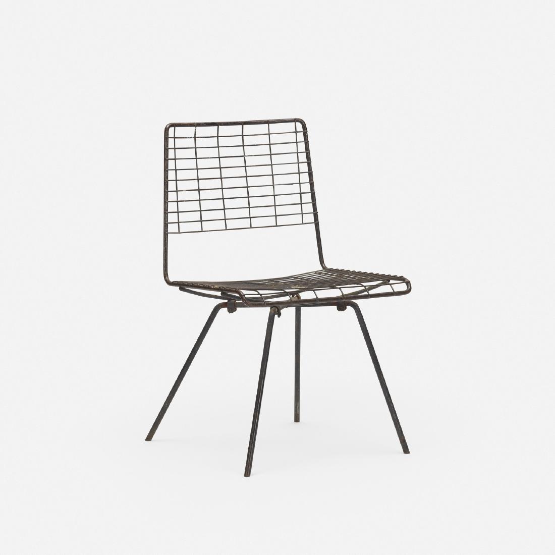 John Keal, chair: John Keal chair Pacifica Iron WorksUSA, c. 1955enameled steel18 w × 20 d × 30.5 h in (46 × 51 × 77 cm)