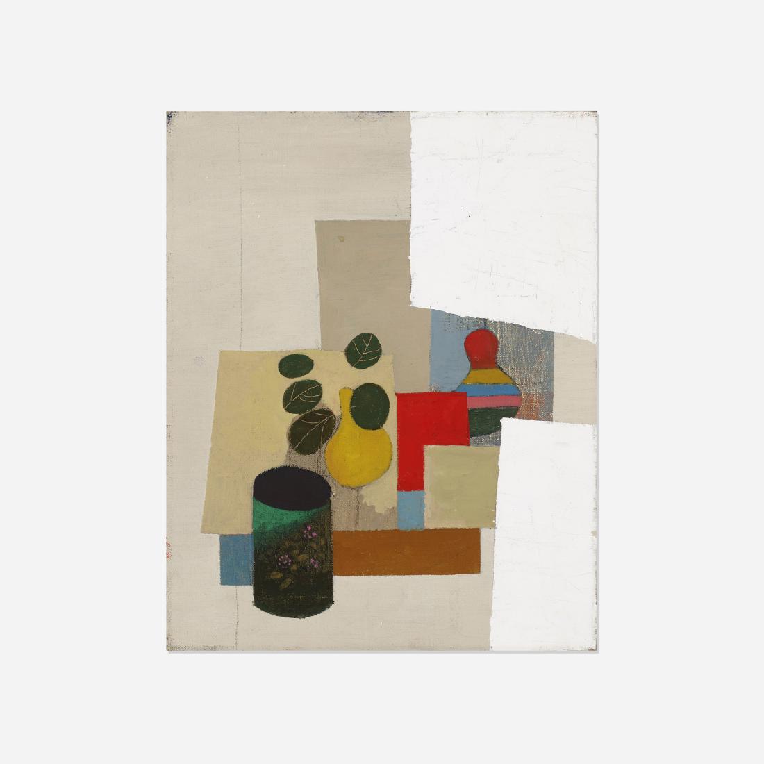 Paul Rand, Untitled: Paul Rand Untitled USA, c. 1950oil on canvas20 h × 16 w in (51 × 41 cm)