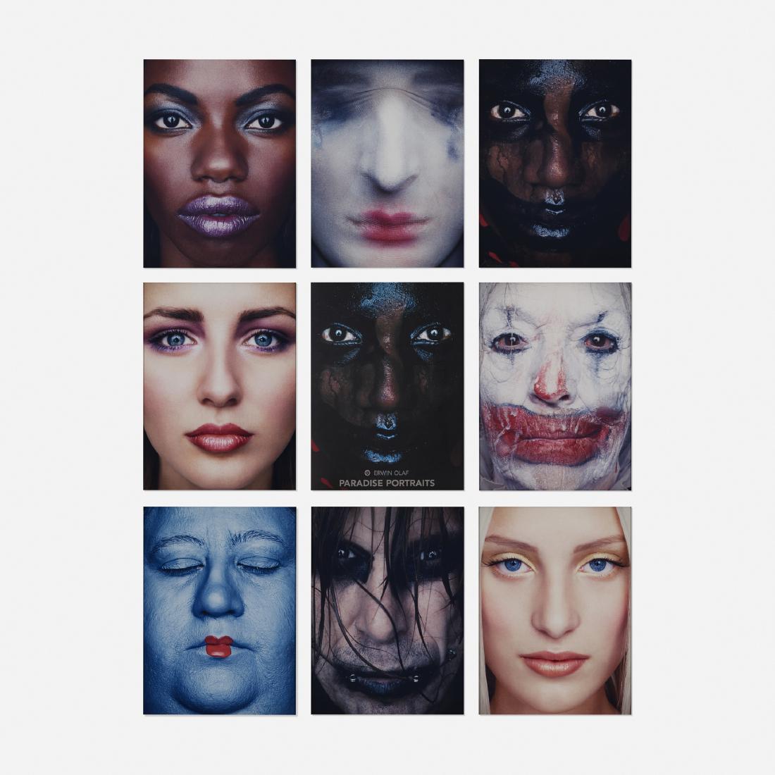 Erwin Olaf, Paradise Portraits portfolio: Erwin Olaf Paradise Portraits portfolio 2001c-print on Kodak Endura metallic paper mounted to acrylic7 h × 5.25 w in (18 × 13 cm) Signed, numbered and dated to verso of each sheet 'Ol