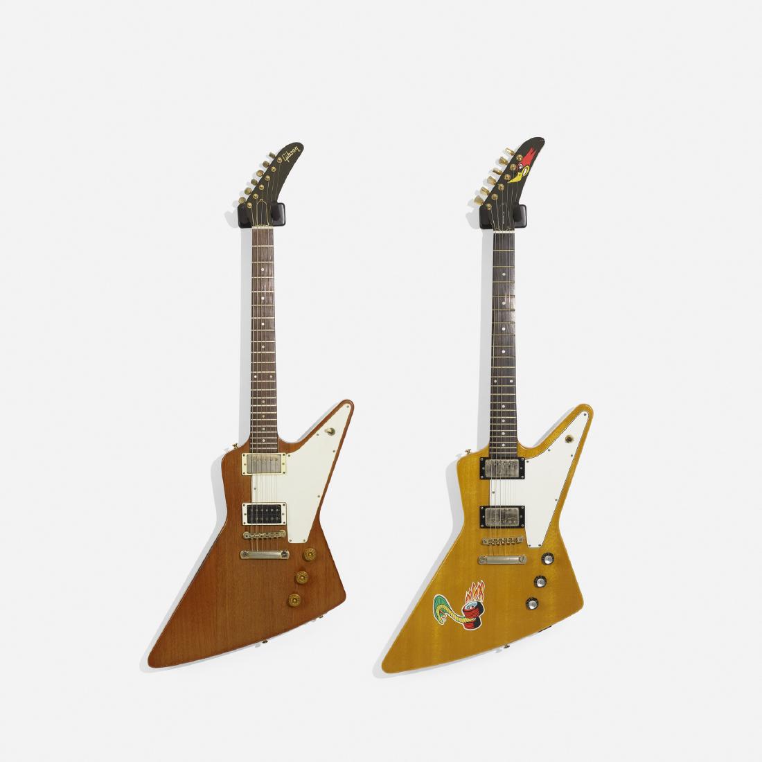 Gibson and Epiphone, Explorer guitars, set of two