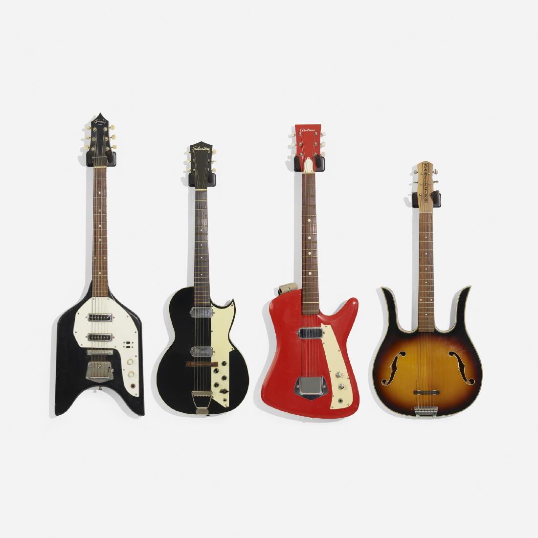 20th Century, collection of four electric guitars