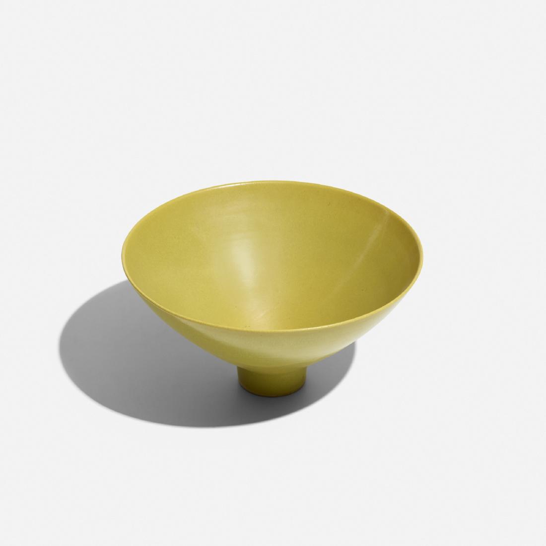 James Lovera, bowl: James Lovera bowl USA, c. 1995glazed stoneware10 dia × 5.25 h in (25 × 13 cm) Incised signature to underside: [Lovera]. Provenance: Collection of Michael and G