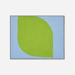 Oli Sihvonen, Green Leaf: Oli Sihvonen Green Leaf c. 1965oil on canvas24 h × 30 w in (61 × 76 cm) Signed to lower left: [Shivonen]. Provenance: Collection of Michael and Gabrielle Boyd