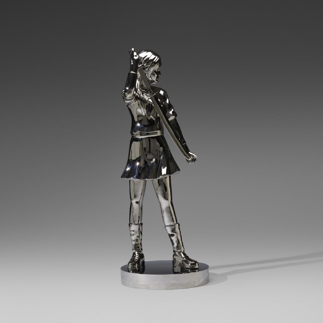 Hiro Ando, Chisato M (from the School Girls series): Hiro Ando Chisato M (from the School Girls series) 2014/2015polished stainless steel62.5 d × 23.5 dia in (159 × 60 cm) Signed, dated and numbered to base 'Hiro Ando January 2015 2/8'.