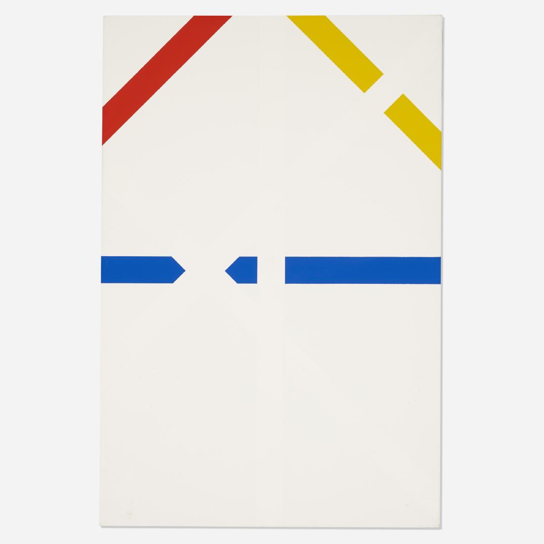 Charles Bezie, Primaire: Charles Bezie Primaire 1982-84acrylic on canvas57.5 h × 38.25 w in (146 × 97 cm) Signed and dated to verso 'Bezie 82/84'. Stamped with artist's monogram to verso 'CB'.