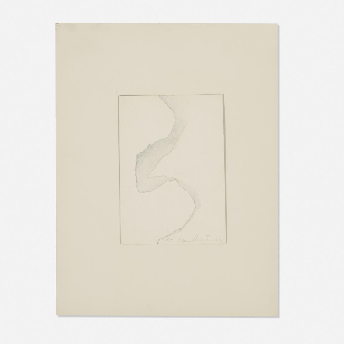 Leon Polk Smith, Untitled: Leon Polk Smith Untitled 1957collage on paper7 h × 5 w in (18 × 13 cm) Signed and dated to lower edge 'Leon Polk Smith 57'.