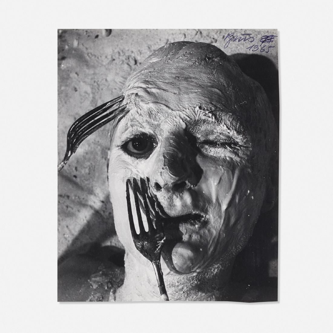 Gunter Brus, Untitled (Selbstbemalung): Gunter Brus Untitled (Selbstbemalung) 1965gelatin silver print9 h × 7.25 w in (23 × 18 cm) Signed and dated to top right 'Brus 1965'.