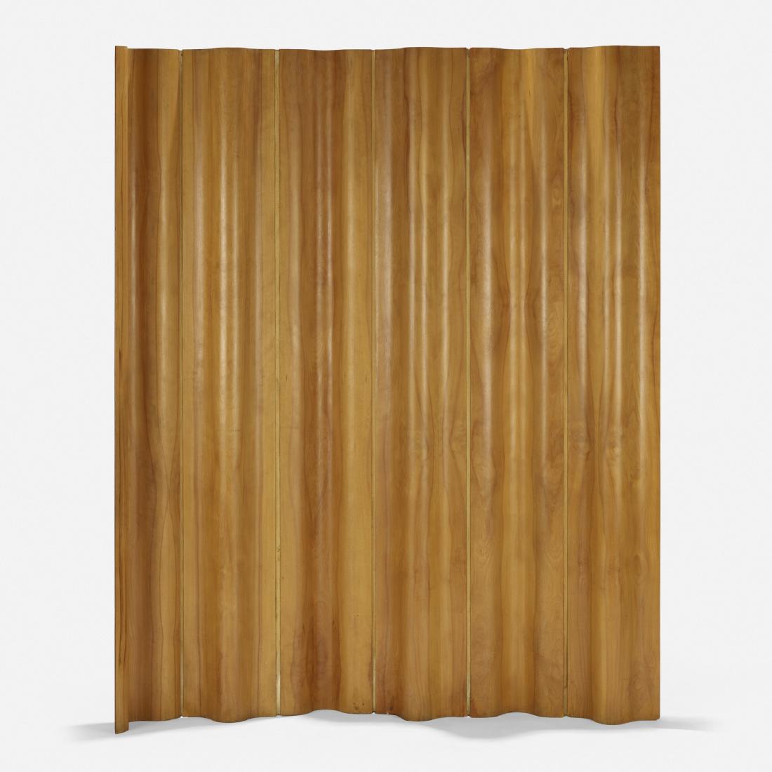 Charles and Ray Eames, FSW-6: Charles and Ray Eames FSW-6 Herman Miller USA, 1946 / 1955 walnut plywood, canvas 60 w × 68 h in (152 × 173 cm) Literature: Eames Design: The Work of the Office