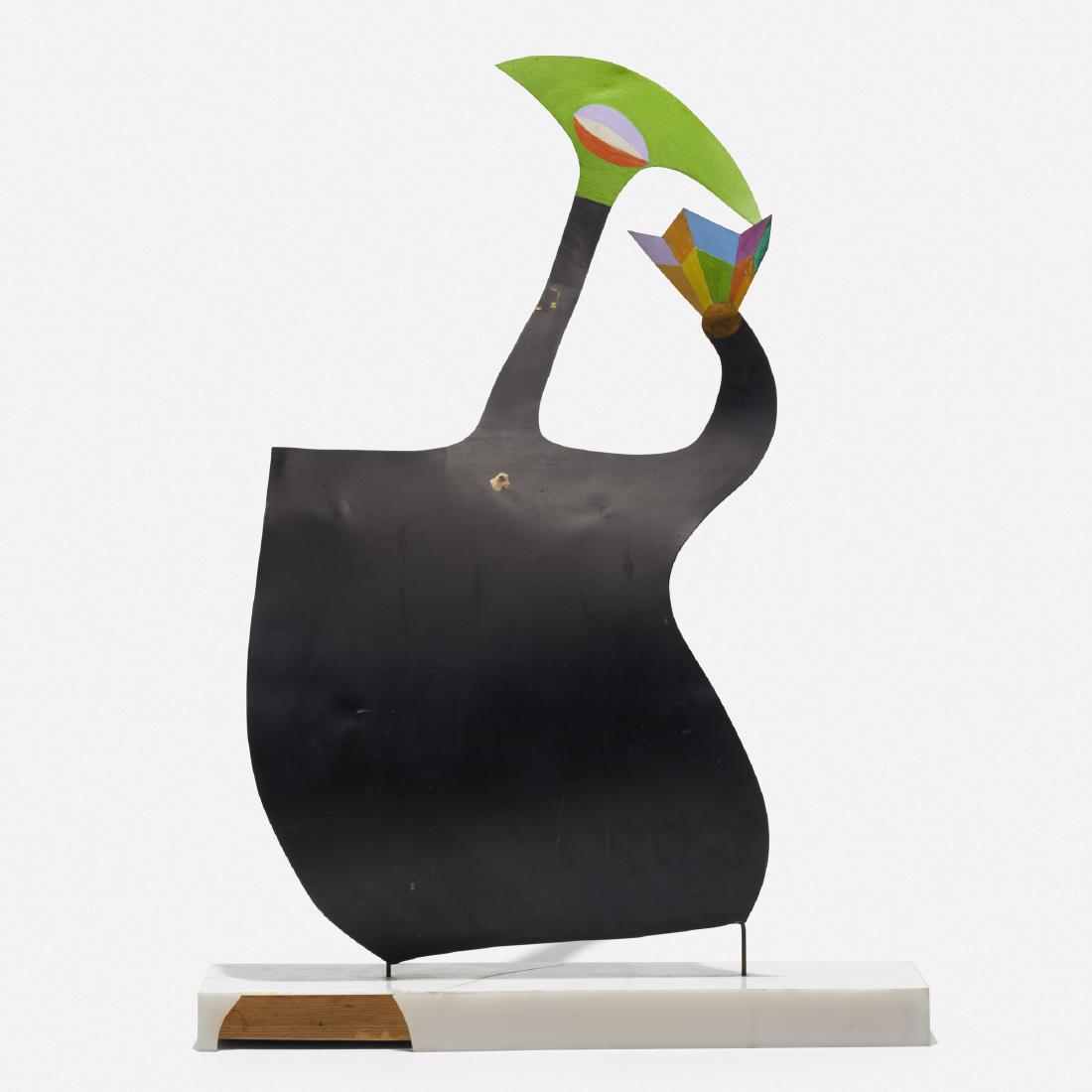 Charles Pollock, Untitled: Charles Pollock Untitled USA, c. 1975 hand-painted bronze sheeting, acrylic 33.5 h × 24 w × 12 d in (85 × 61 × 30 cm) Provenance: Collection of Charles and