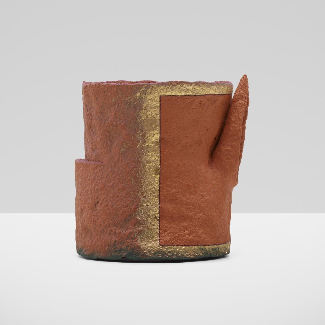 Ron Nagle, Terra Golden: Ron Nagle Terra Golden 2006glazed earthenware3.75 h × 3.5 dia in (10 × 9 cm) Provenance: Garth Clark Gallery, New York | Private Collection, New York