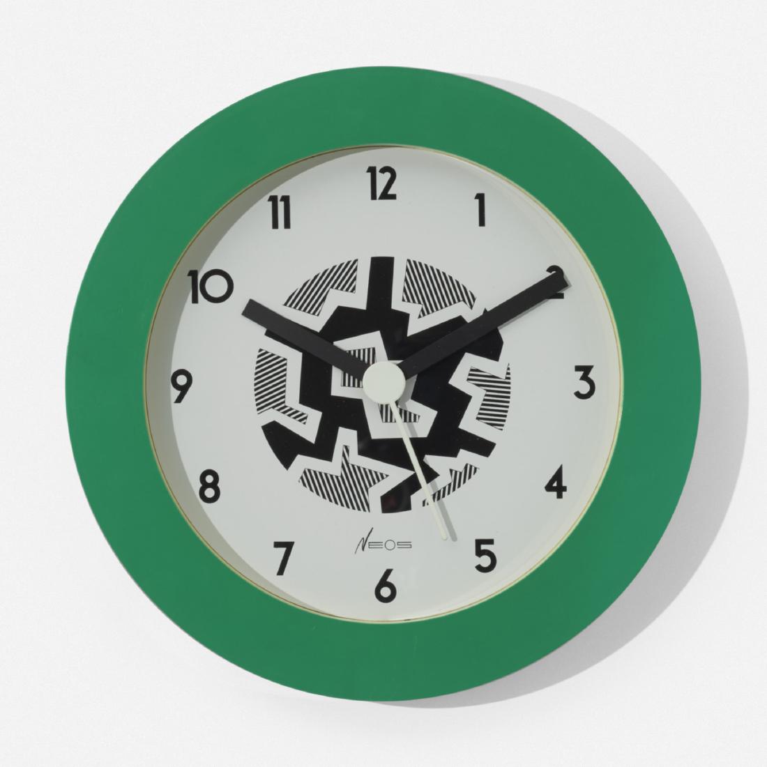 Nathalie Du Pasquier and George Sowden, Neon wall clock (1 of 2)