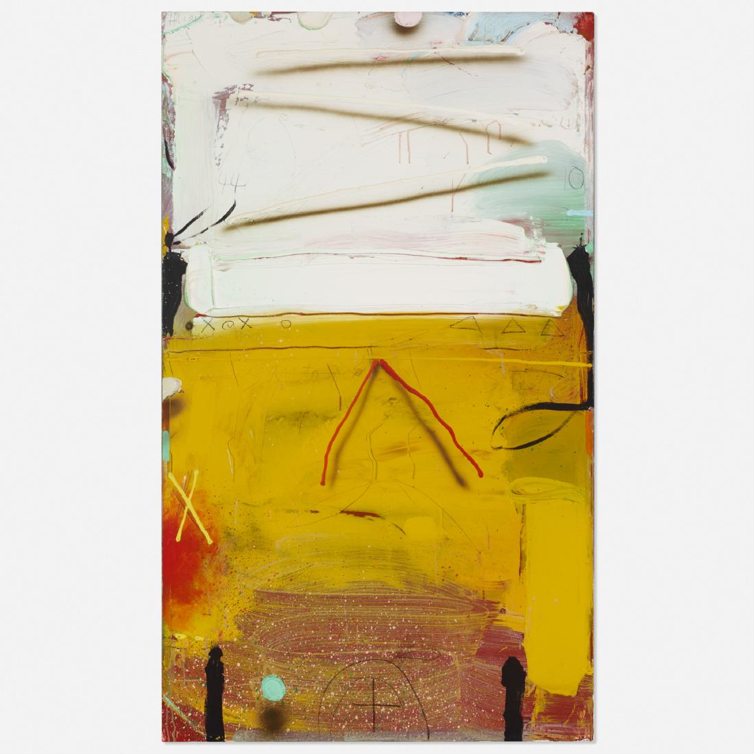 James Havard, Untitled: James Havard Untitled 1981acrylic and graphite on canvas59.75 h × 35.75 w in (152 × 91 cm) Signed and dated to upper left 'Havard 81'. Provenance: Louis K. Mei