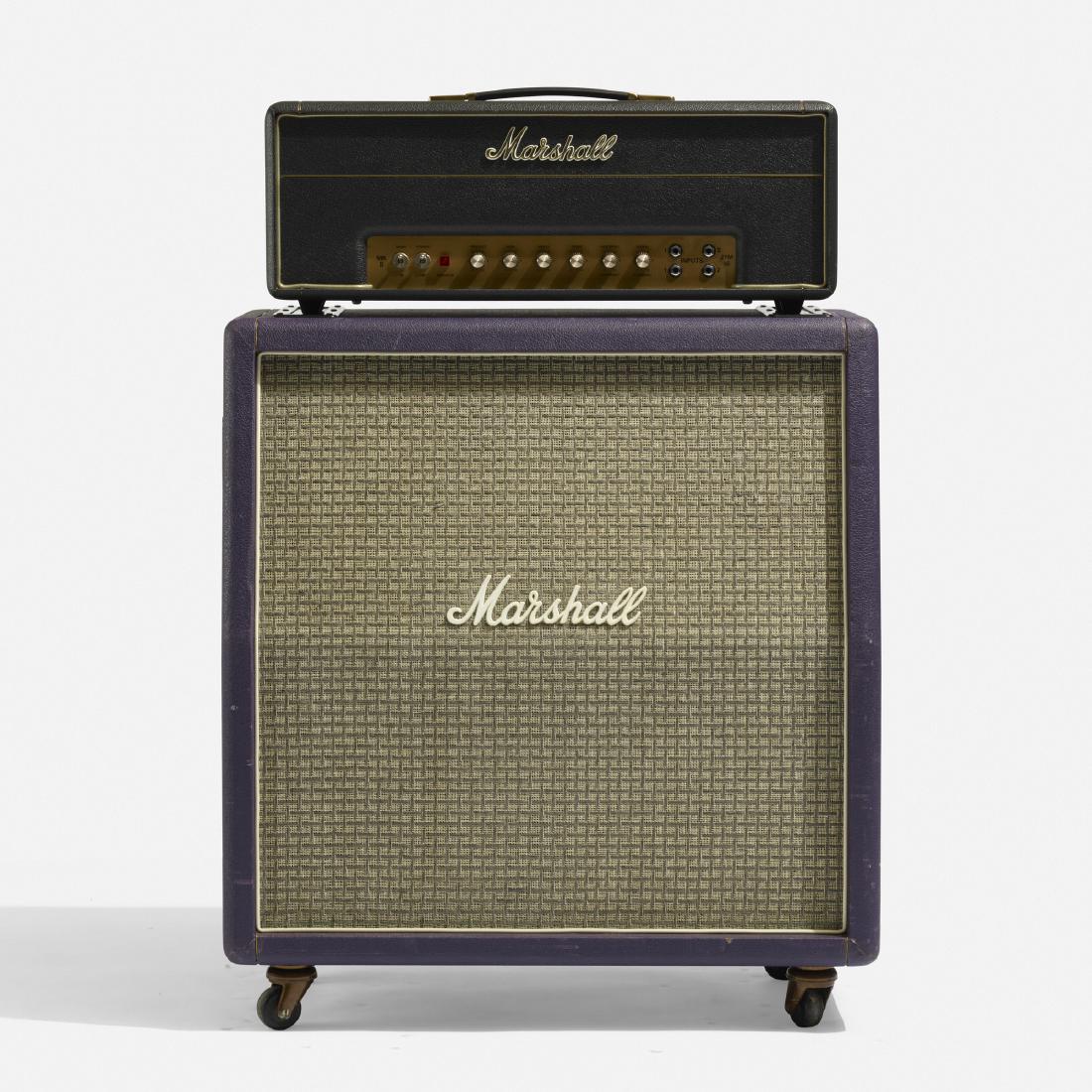 Marshall Jtm45 Amplifier Head And Rare Purple Cabinet Jun 27