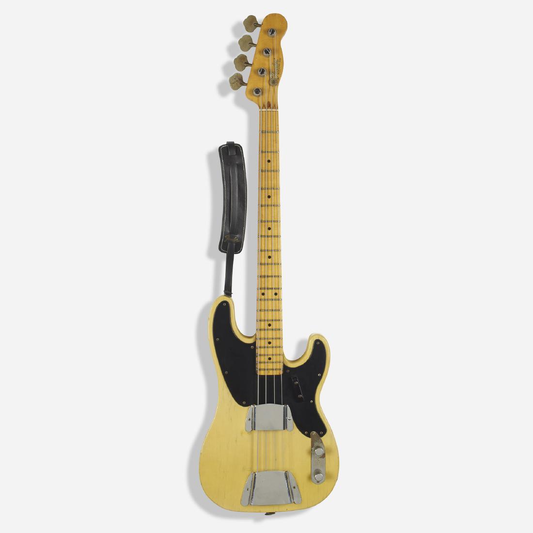 Fender, 1968/69 Telecaster electric bass guitar: Fender 1968/69 Telecaster electric bass guitar 1968 lacquered wood, steel, chrome-plated steel, plastic, maple 13 w × 2.5 d × 46 h in (33 × 6 × 117 cm) Serial number: 232598 Decal to headst