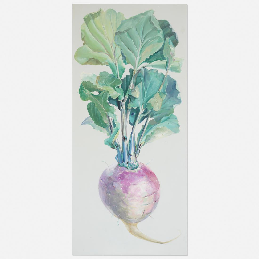 Don Nice, Turnip: Don Nice Turnip 1967oil on canvas90 h × 42 w in (229 × 107 cm) Signed, titled and dated to verso ‘Don Nice Turnip 1967'. Provenance: Acquired directly from the