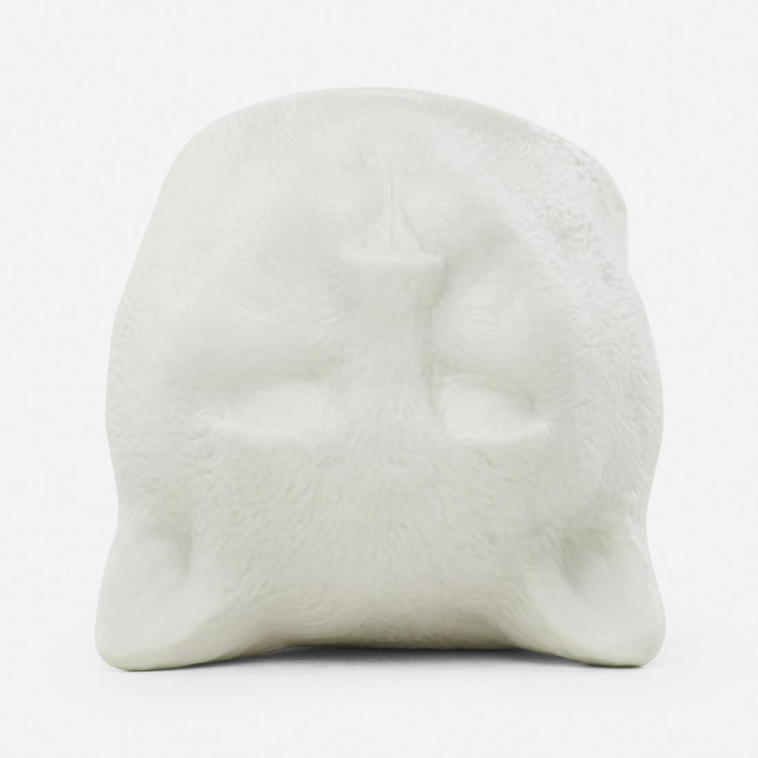 Kiki Smith, Cat: Kiki Smith Cat 1999cast porcelain with glazed interior3.25 h × 3.25 w × 3.75 d in (8 × 8 × 10 cm) Stamped signature, date, number and publisher's mark to interior ‘K.S. 19