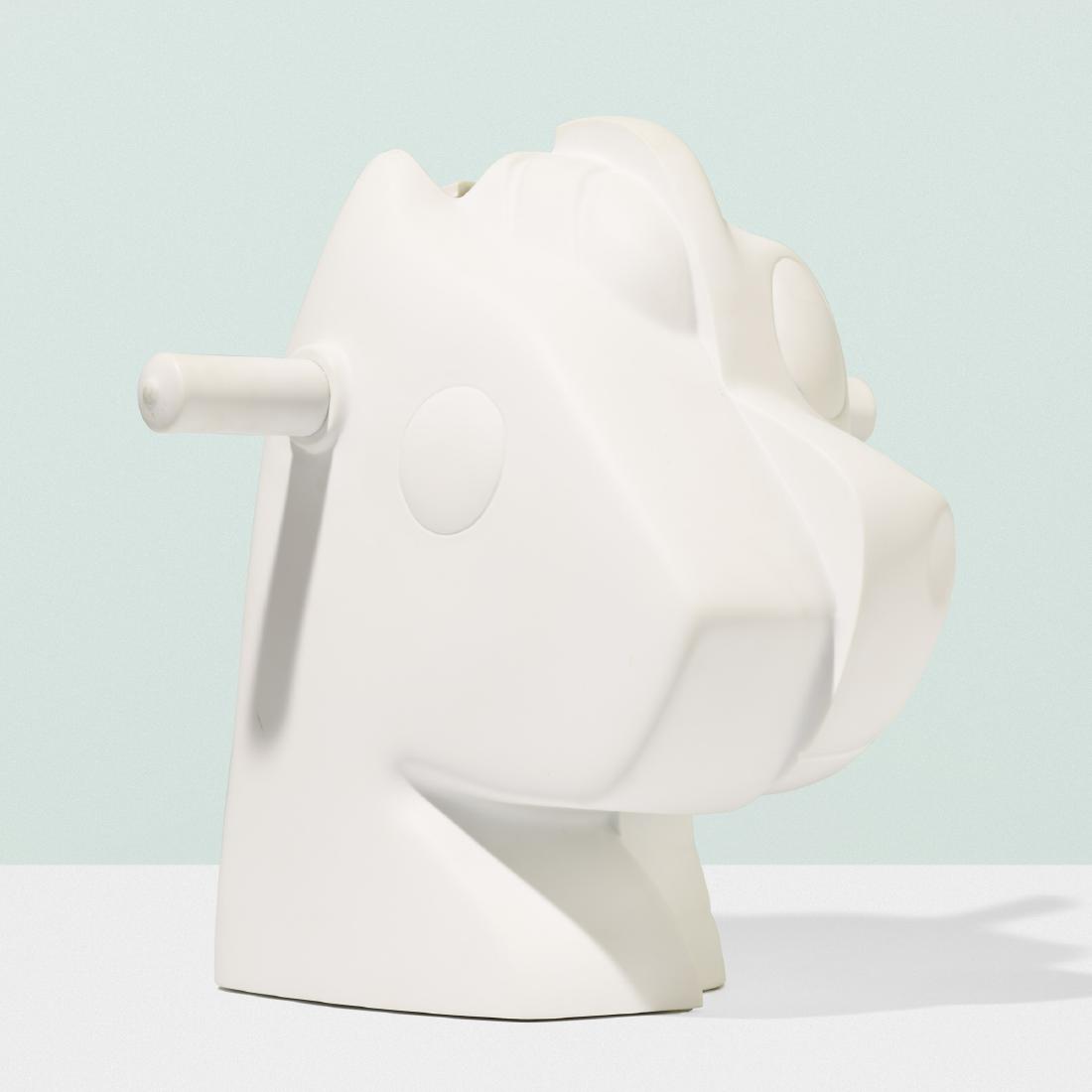 Jeff Koons, Split Rocker: Jeff Koons Split Rocker Bernardaud LimogesFrance 2012glazed porcelain14 h × 14.5 w × 13.25 d in (36 × 37 × 34 cm) Printed manufacturer's mark to underside ‘Split-Roc