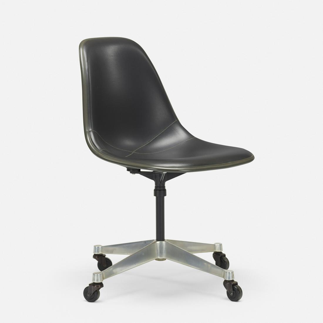 Charles and Ray Eames, PSCA: Charles and Ray Eames PSCA Herman Miller USA, c. 1960 molded fiberglass, aluminum, vinyl, enameled steel, rubber, plastic 18.5 w × 22 d × 31.25 h in (47 × 56 × 79 cm) C