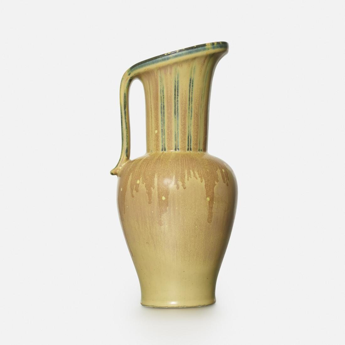 Gunnar Nylund, vase: Gunnar Nylund vase RorstrandSweden, c. 1950glazed stoneware6.5 w × 5.5 d × 13.25 h in (17 × 14 × 34 cm) Incised signature to underside 'Rorstrand R Nylund'.