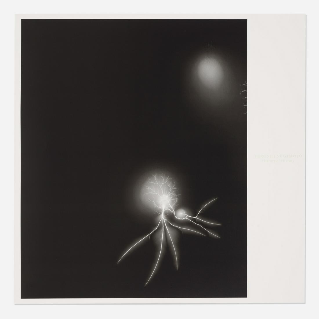 Hiroshi Sugimoto History of History: Lightning Fields: Hiroshi Sugimoto History of History: Lightning Fields Japan, 2016 offset lithograph on paper 27.75 h × 27.75 w in (70 × 70 cm) Blind stamp to right edge ‘Hiroshi Sugimoto History of Hist