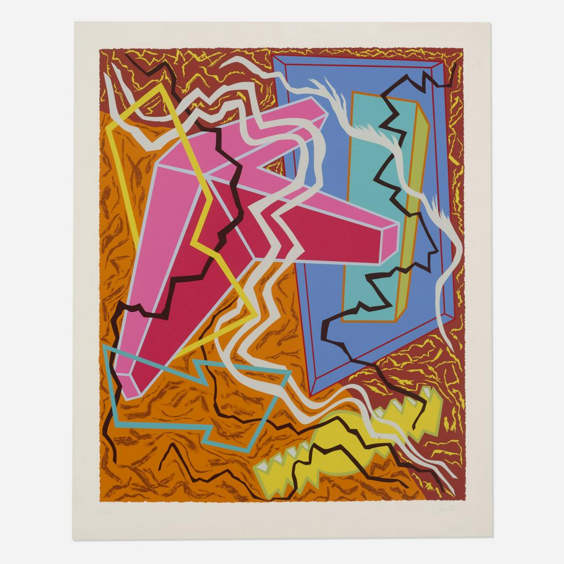 Joan Thorne, Community Holiday Festival: Joan Thorne Community Holiday Festival c. 1995screenprint on paper42 h × 34 w in (107 × 86 cm) Sheet measures: 37 h x 30 w inches. Signed and numbered to lower margin 'Joan T